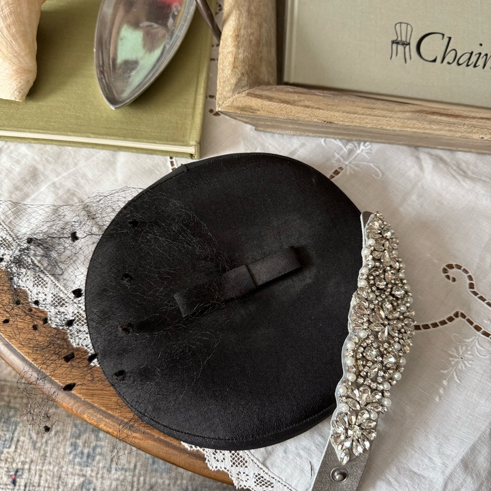 1950s vintage hat and crystal band bundle!